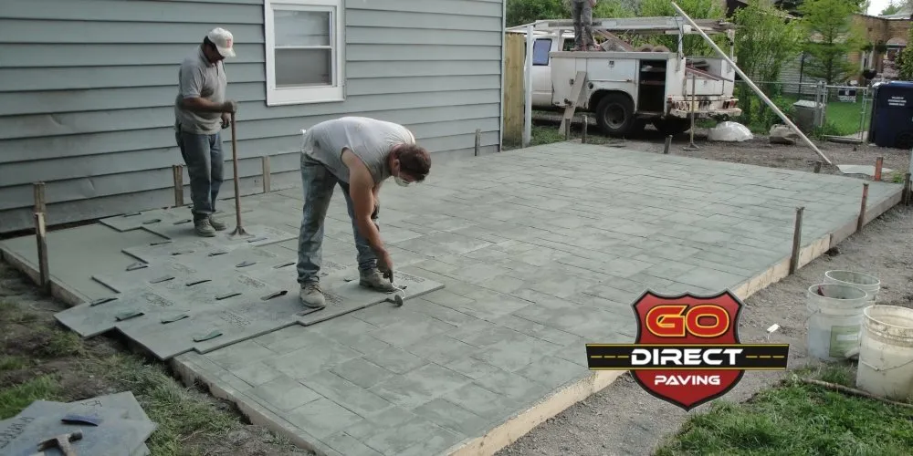 Stamped Concrete Driveway Contractors Wyncote - Stamped Concrete Patio Designs Wyncote